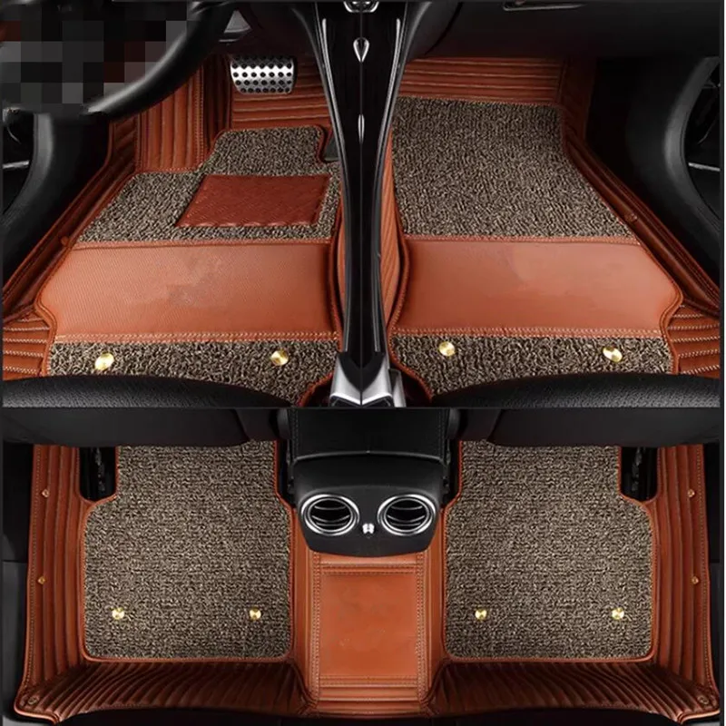 

Автомобильные коврики на заказ для Mercedes Benz GLB 180 200 220 250 2025-2020 5-местные высококачественные коврики водонепроницаемые двухслойные ковры