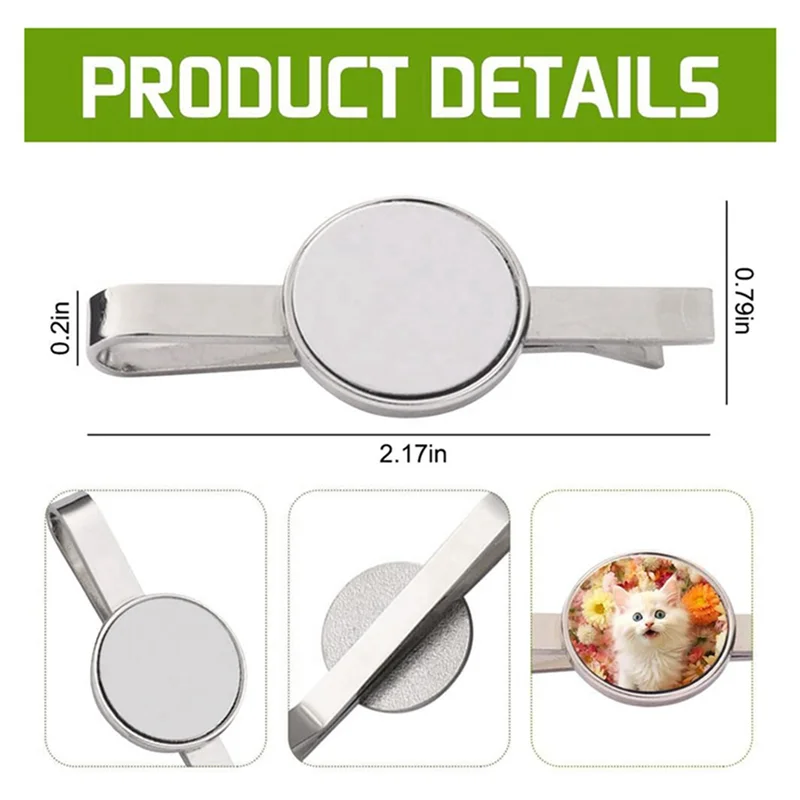 HRBAJ-15X التسامي التعادل كليب الفراغات للرجال المعادن التعادل القضبان نقل الحرارة DIY بها بنفسك التعادل دبابيس قرصة كليب #3