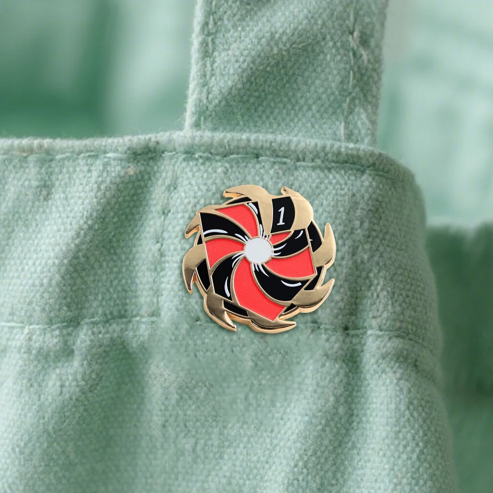 Final Fantasy XIV Status Effect Enamel Pin Vulnerability Stack Up 1 Badge Gold Vintage Jewelry Brooch Game Peripheral Boy Gift