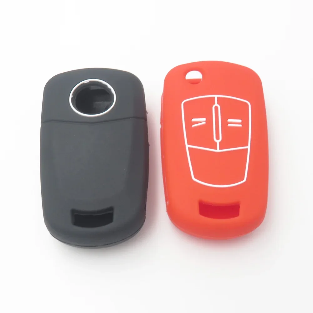 Silicone Rubber Key Cover CASE Fit for Opel Astra Corsa Antara Meriva Zafira Insignia Folding Flip Remote Key Shell