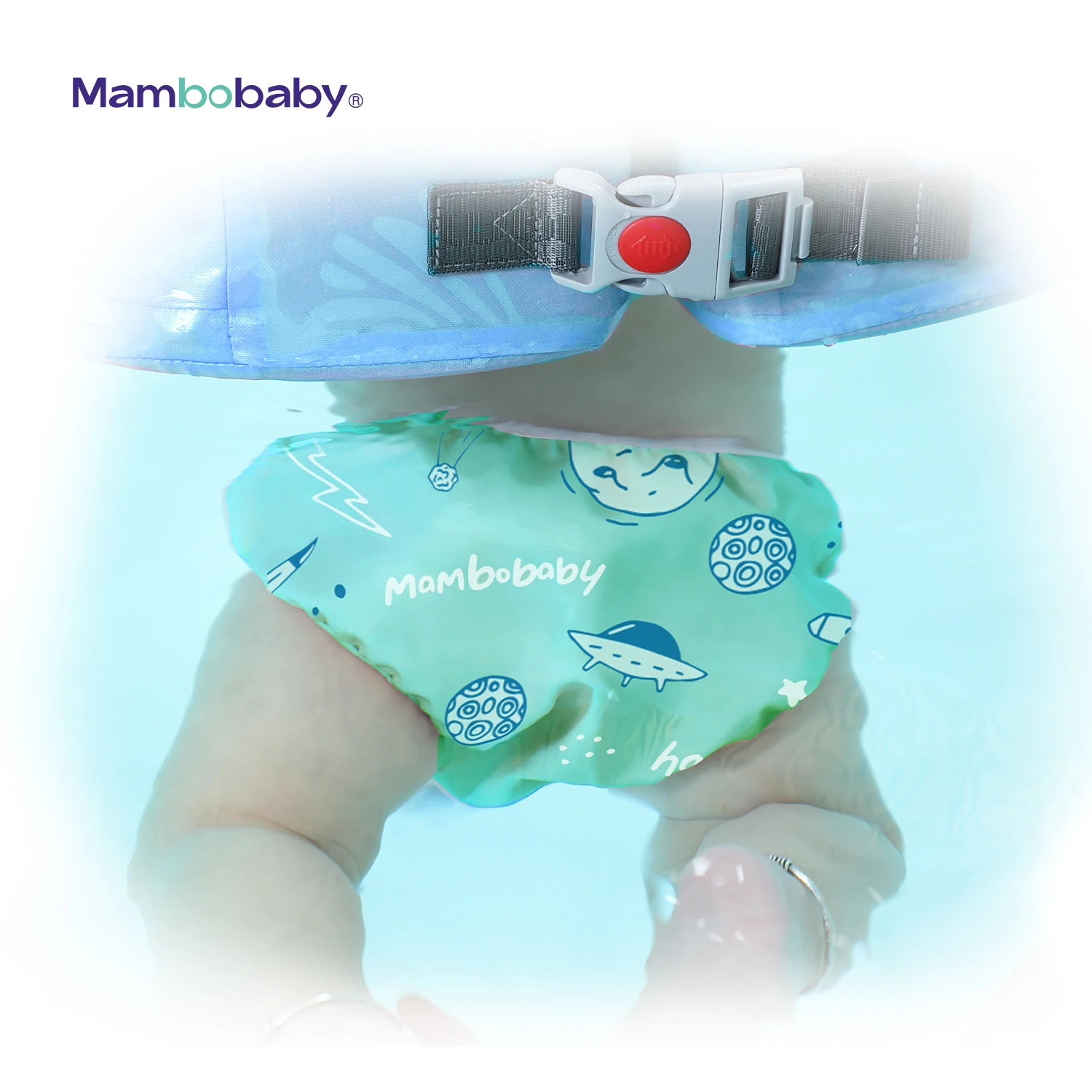 Mambobaby-Calças De Natação Do Bebê, Ajustável, Reutilizável, Respirável, Troncos De Piscina, Fraldas