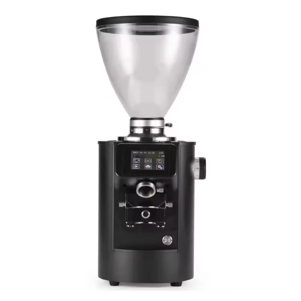 Commercial 83 Titanium Coated Burr Automatic Espresso Grinders 1kg Hopper Electric Coffee Bean Grinder