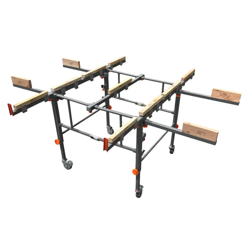 

Convenient Folding Woodworking Saw Table Workbench Wheels WEIKA Brand 300Kg Load Capacity 3-Year Warranty Easy Labor-Saving