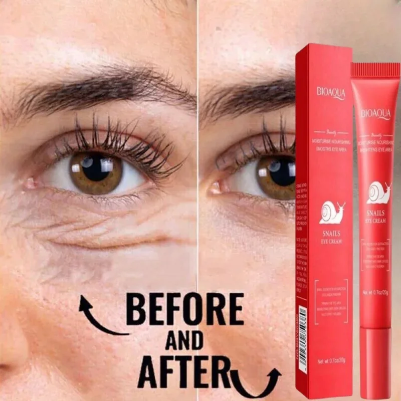 Instant Wrinkle Collagen Remove Eye Cream  Remove Fine Lines Anti Dark Circle Puffiness Eye Bags Moisturizing Firming Eye Care
