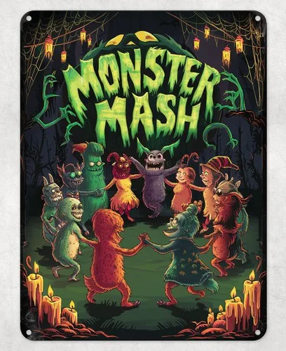 Mash Party Vibes Metal Poster Wall Sign Man Cave Shed Bar Home Plaque --Tin Sign