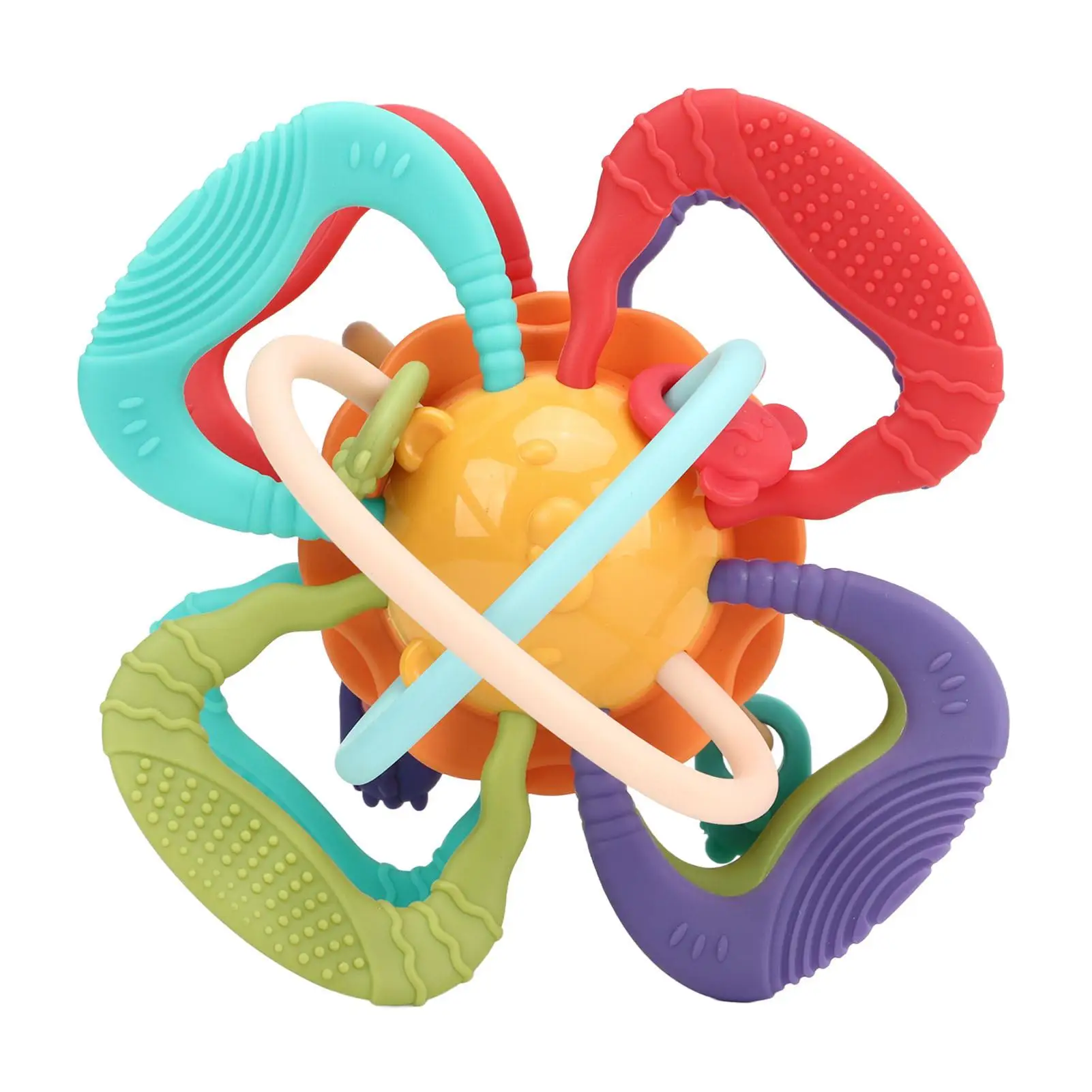 

for infant Sensory Click Clack Ball Lightweight BPA Free Plastic Unique Design for school Playtime Developmental Toy