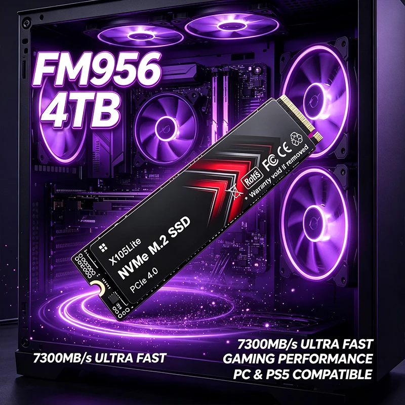 Pc Gaming Ps5 - X105Lite FM956 PCIe4.0 M.2 2280 NVMe