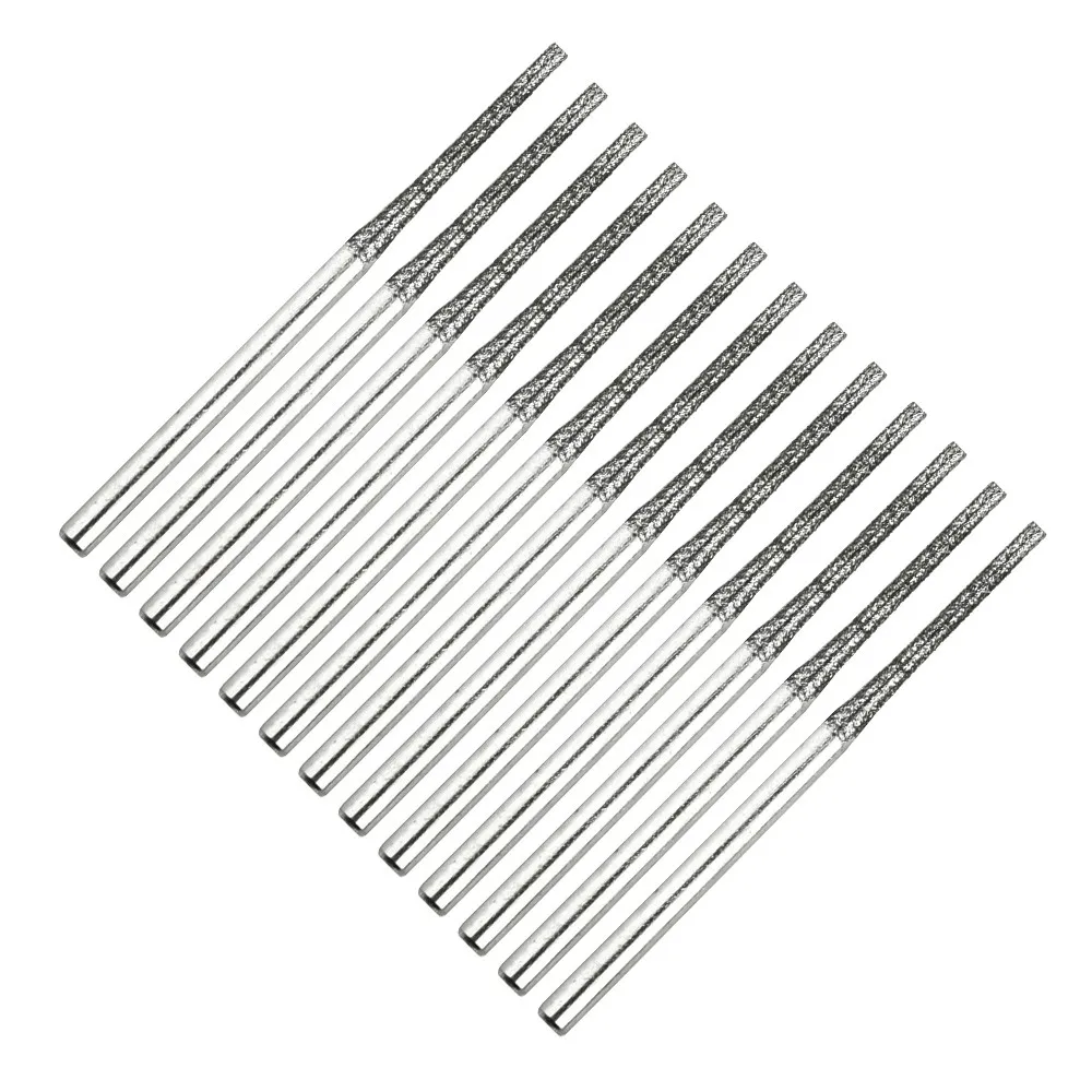 Per punte da trapano diamantate per pietre preziose Per gioielli in pietra Punte da trapano diamantate rivestite con taglierina solida di alta qualità