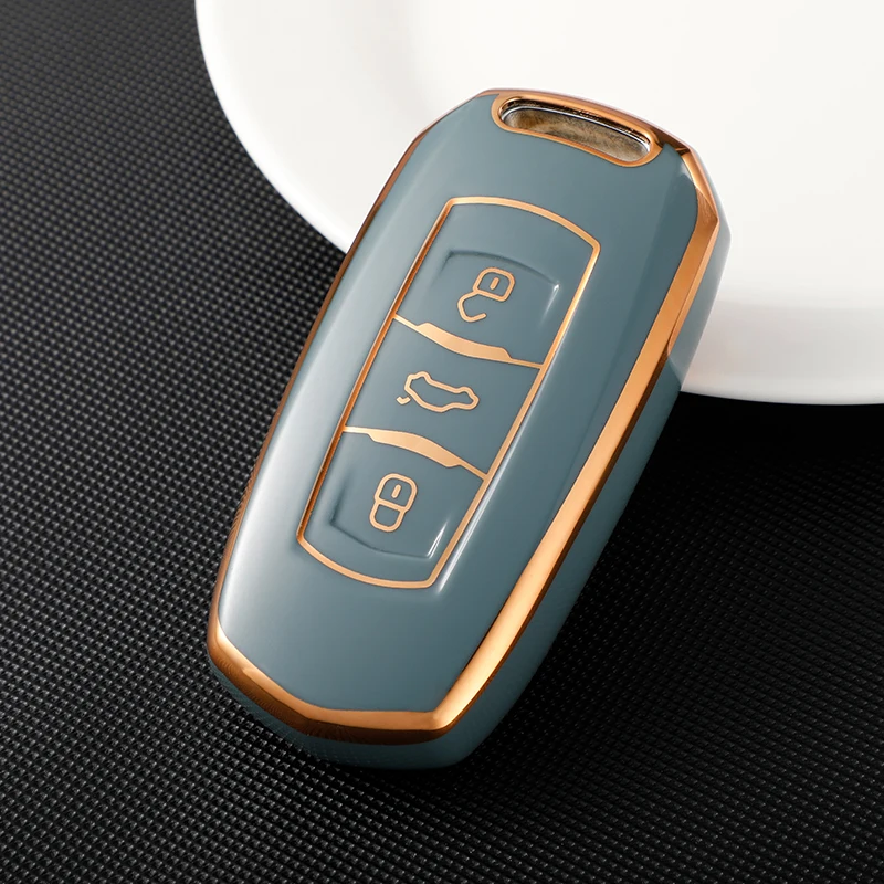 TPU Car Smart Key Cover Case Bag Shell Holder Protector for Geely Atlas Boyue NL3 EX7 SUV GT GC9 Emgrand X7 Borui