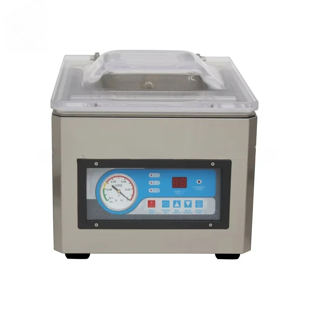HZPK DZ 260B Vacuum Sealer Electric Commercial Single Chamber Vacuum Sealer Seal Machine for Food Plastic Bags