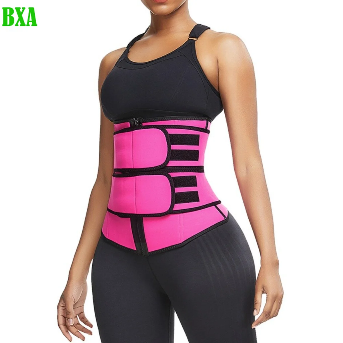 1Pcs Women Waist Trainer Slimming Body Shaper Fitness Belt Weight Loss Fat Burning Sport Girdle Sweat Trimmer Workout Shapewear