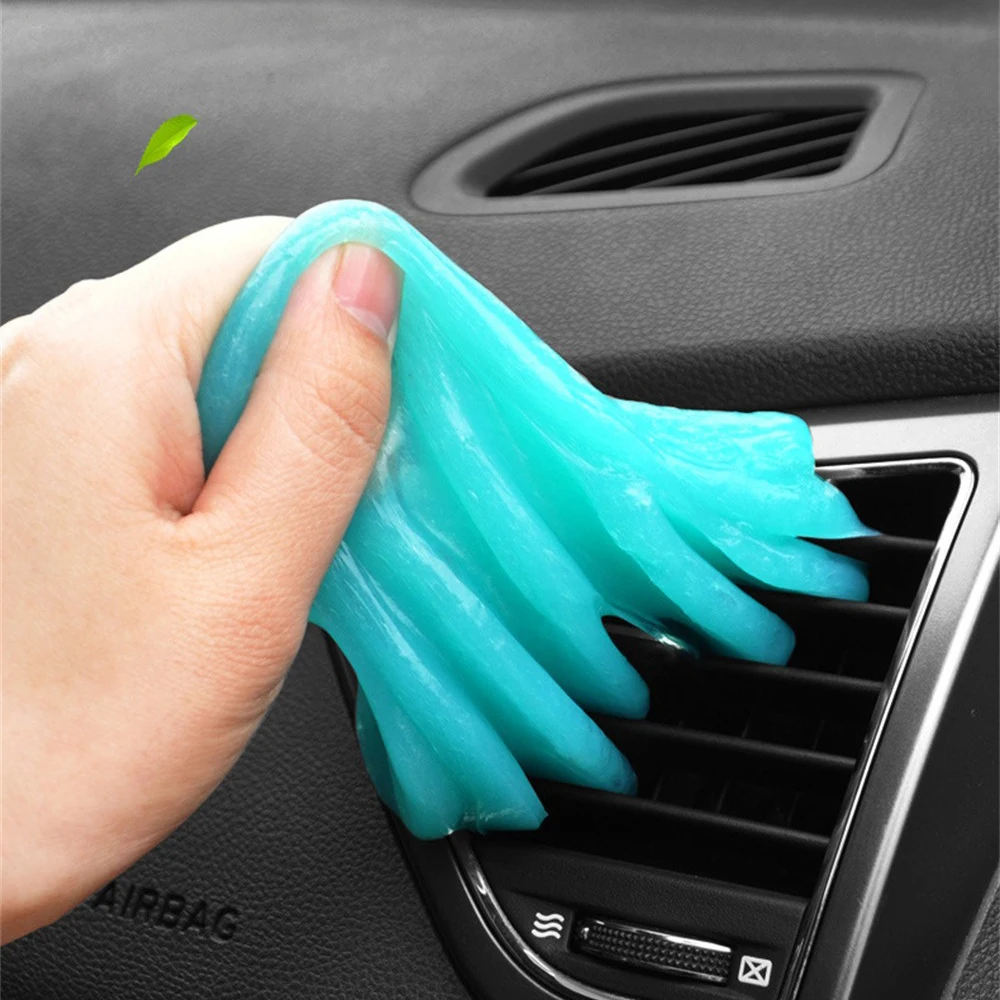 Car Cleaning Gel Reusable Keyboard Cleaner Gel Automobile Air Vent Dust Removal Gel Multiuse Dirt Cleaner Auto