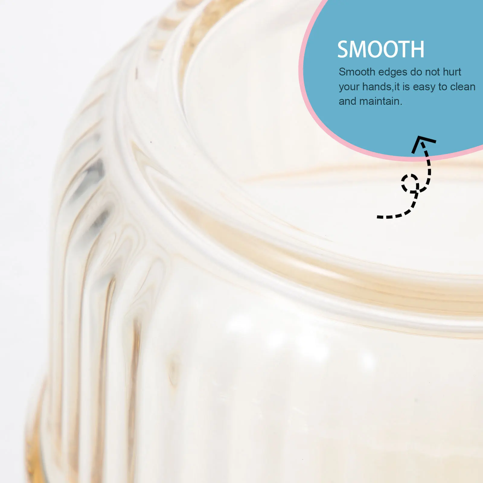 GRIRIW-cuenco para Ramen, tazón de sopa de cristal con tapa, apto para microondas, taza para fideos instantáneos, hervidor de té portátil para ensalada, plato marrón