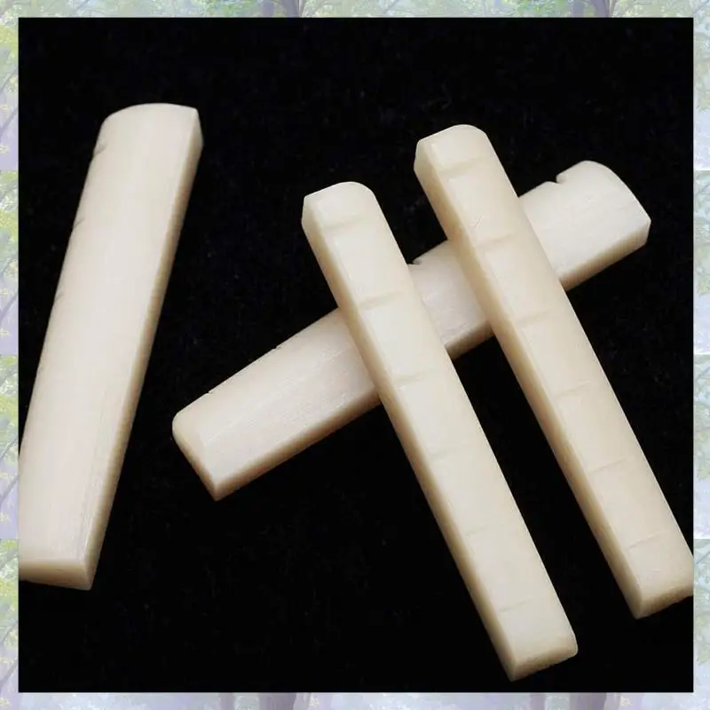 Natural Cattle Bone Guitar Nut Saddle Acoustic Guitar Nut Saddle For Acoustic Guitar For Guitar