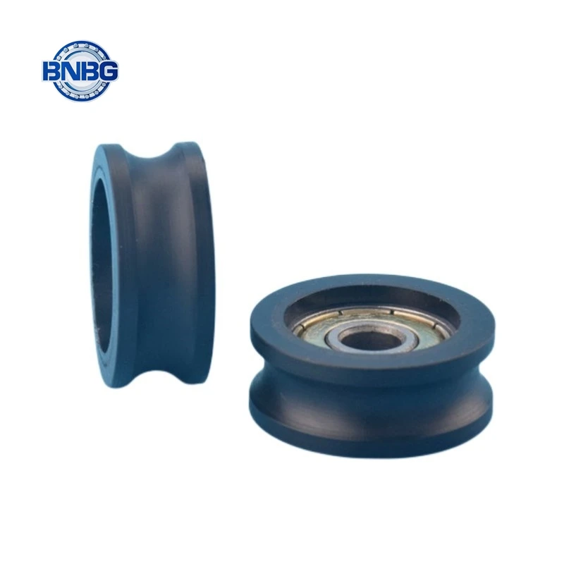 

10pcs U groove Plastic coated bearing 626ZZ 6*25*10 mm door window roller wheel package nylon pulley POM Bore 6mm Diameter 25mm