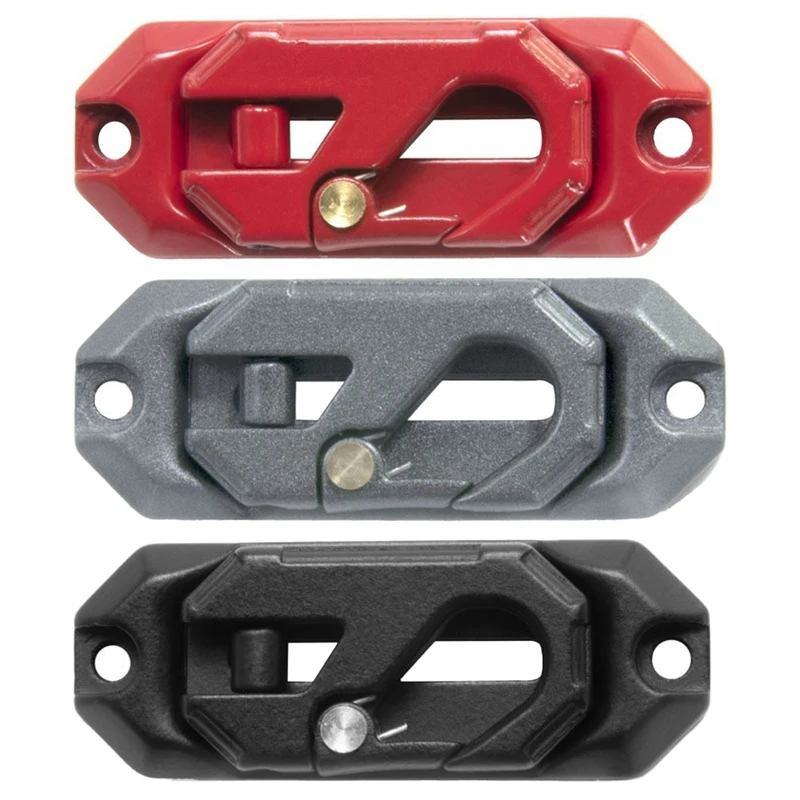 RC Harian 1/10 1/8 Winch Mobil Mendaki Panduan Kawat Logam Pagar Winch untuk TRX4 KM4 SCX10