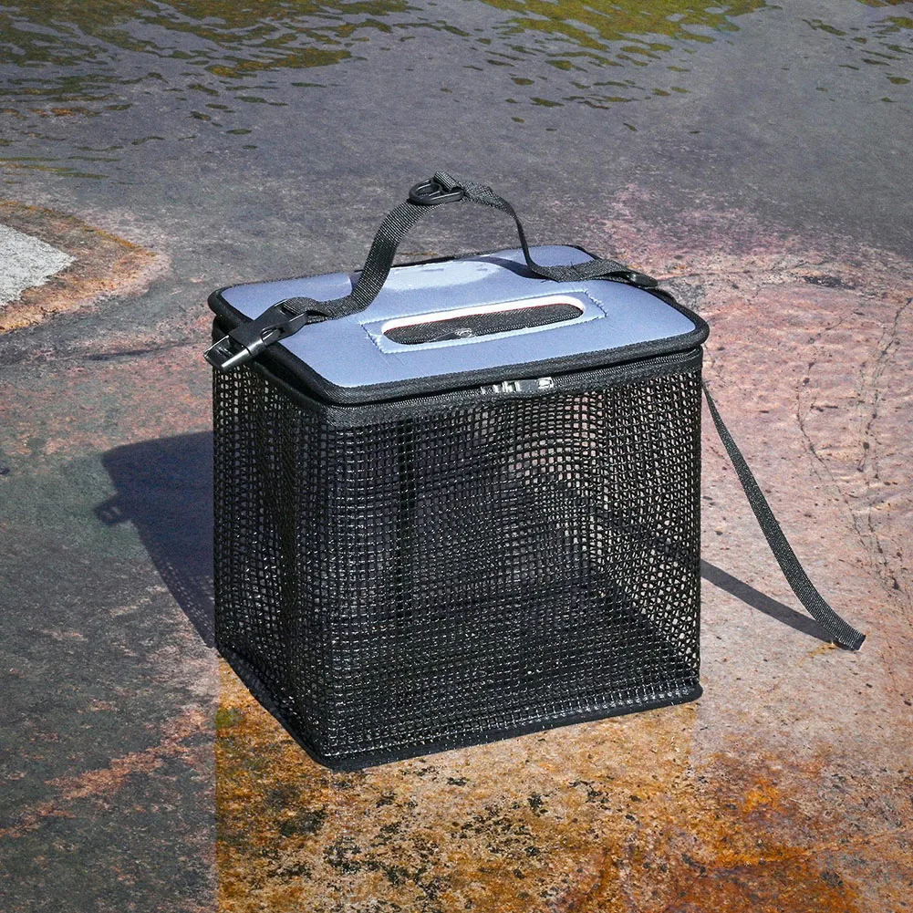 

Защита для рыбалки, ведро для живой рыбы, портативное быстросохнущее ведро, уличное рыболовное снаряжение, складная клетка для хранения рыболовной сети