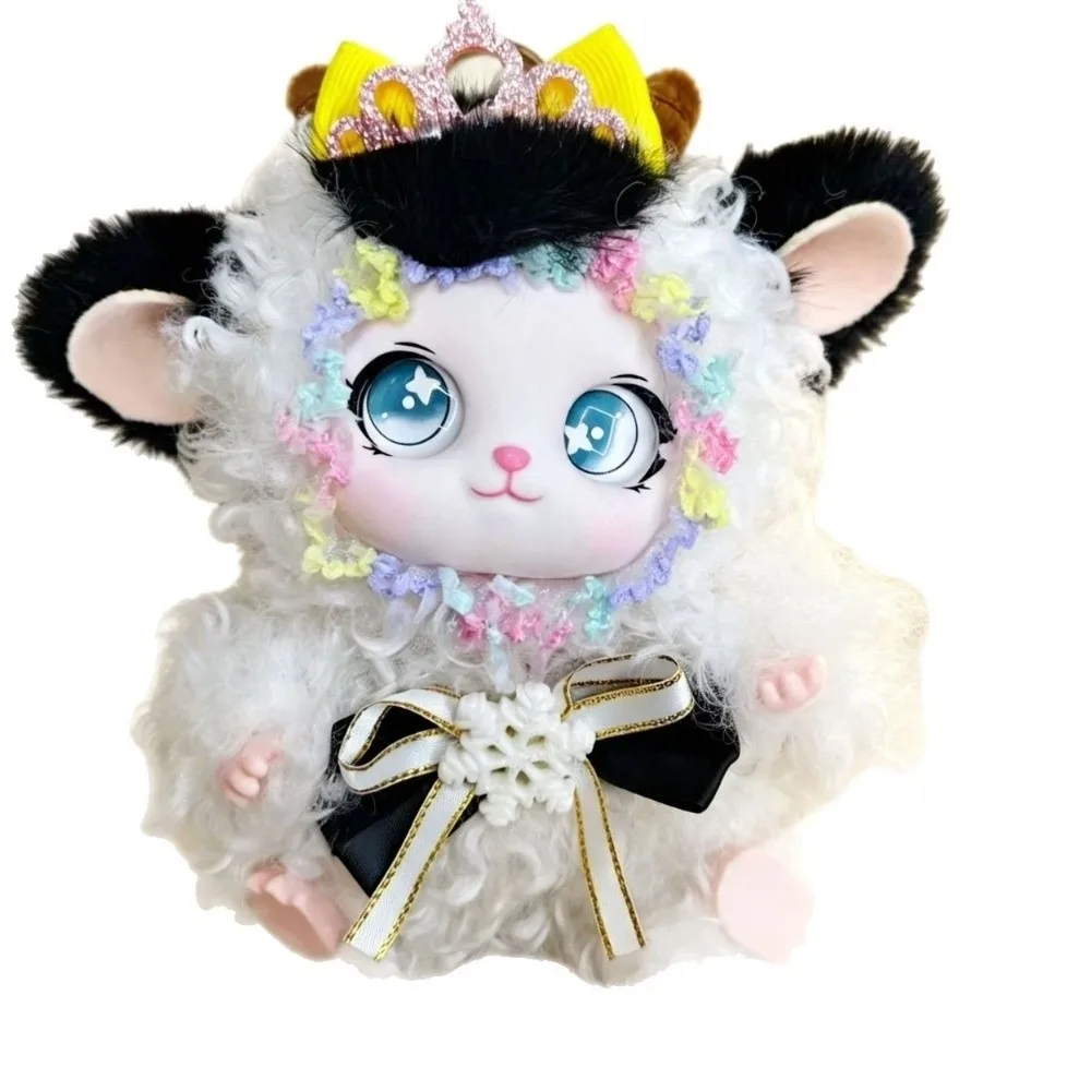 Sheep Hanging Curly Lamb Keychain Ornaments Decoration Plush Sheep Pendant Delicate Kawaii Bag Charm Gift For Girls