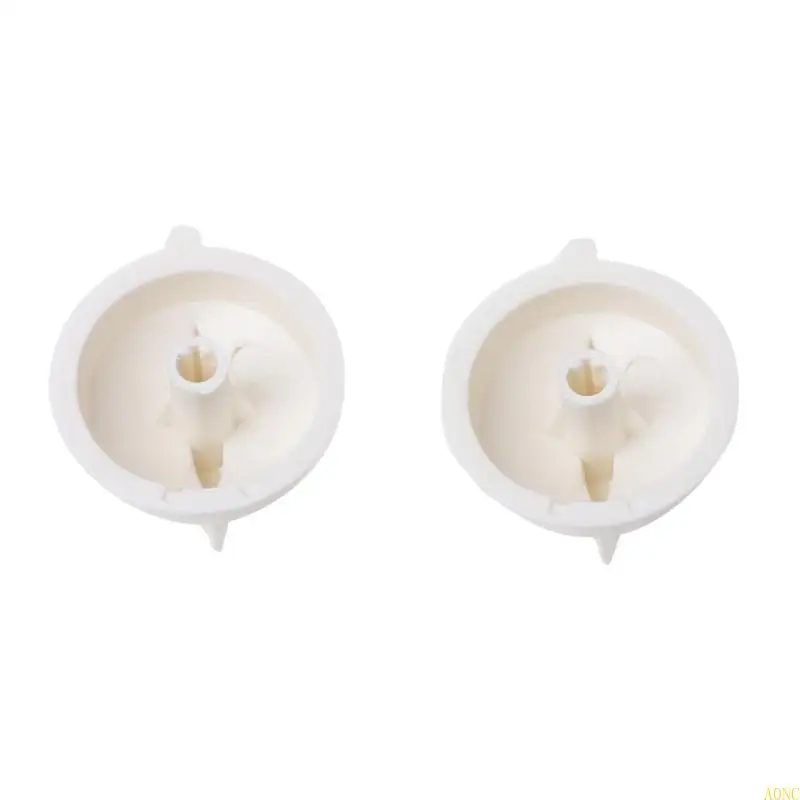 A0NC 2PCS 전자 레인지 오븐 회전식 손잡이 타이머 플라스틱 제어 스위치를위한