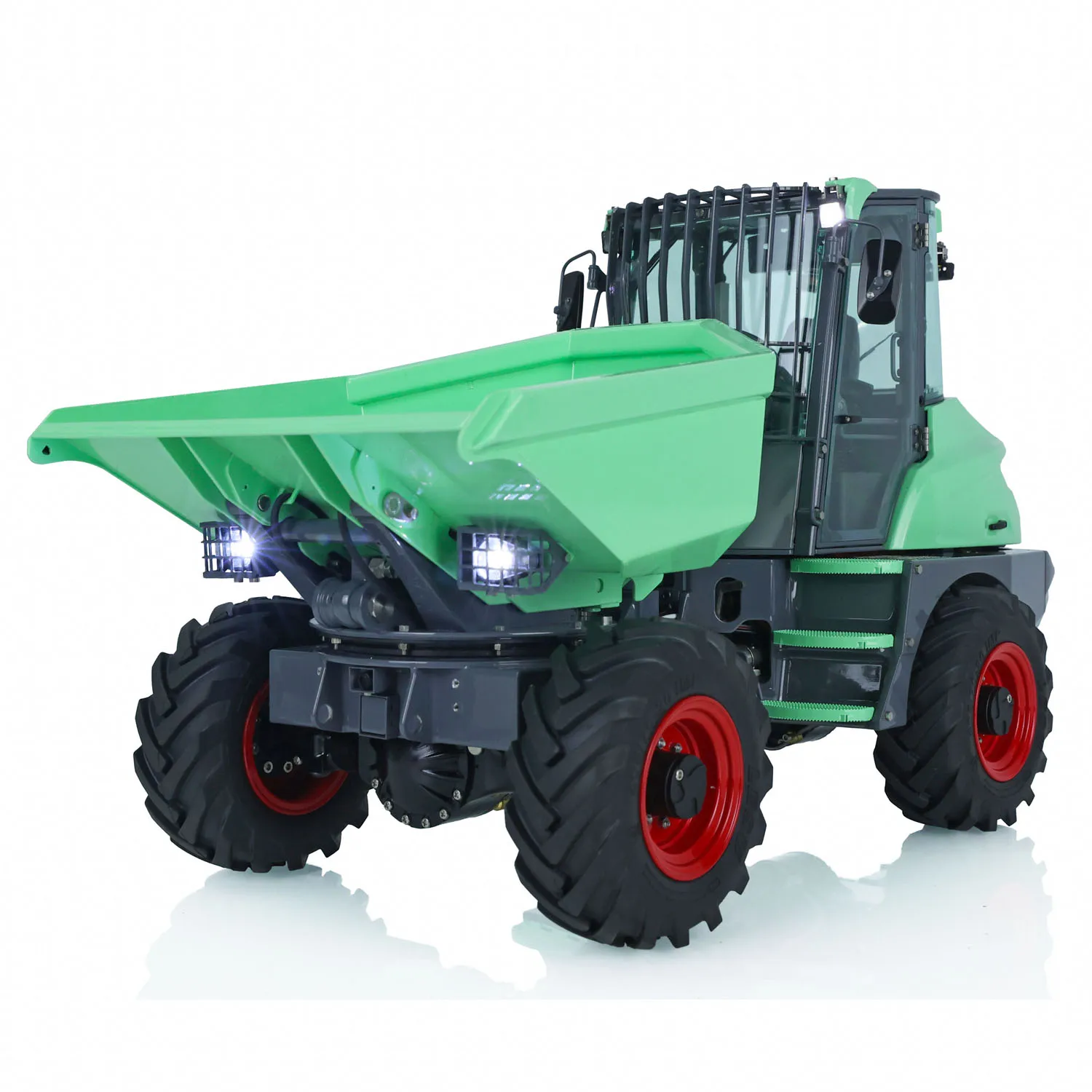 LESU 1/14 Aoue 6Mdx Metal RC Hydraulic Articulated Dumper Truck 4WD Tipper Car Outdoor RC Heavy Machine Toys TH21520