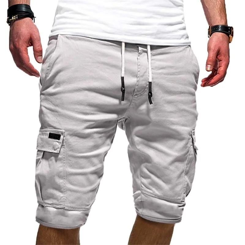 Summer Bermudas Male Flap Pockets Jogger Shorts Casual Working Army Tactical Bermudas M-XXXL Men's Shorts Green Cargo Shorts