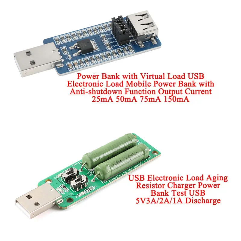 Power Bank Virtual Load Mobile Power Module Anti-shutdown USB Electronic Load Aging Resistor Charger Test Adjustable Current