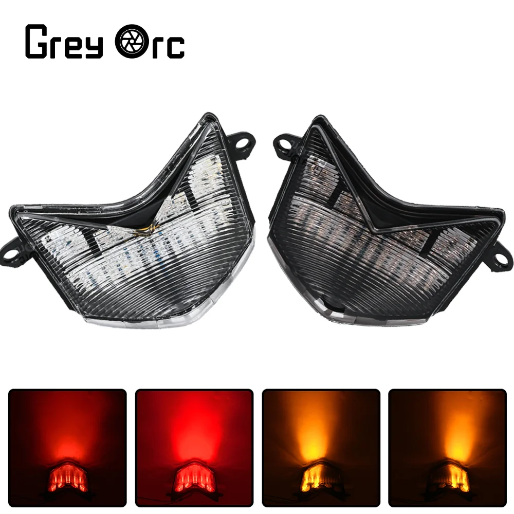 

For KAWASAKI Ninja ZX-6R 2005 2006 ZX6R/6RR ZX 6R 6RR 600 Rear Taillight LED With Turn Signals Light Integrate Brake Lamp