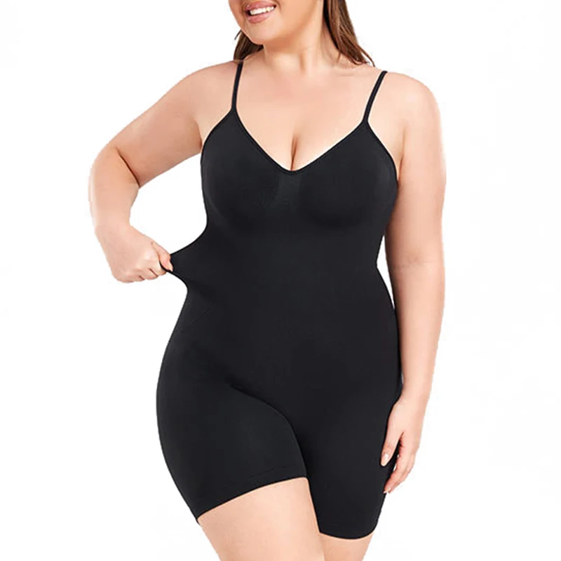 BurVogue XL-4XL Body dla kobiet brzuch bielizna modelująca modelujące Body bezszwowe podnoszenie pośladków do ud szczuplejsze urządzenie do