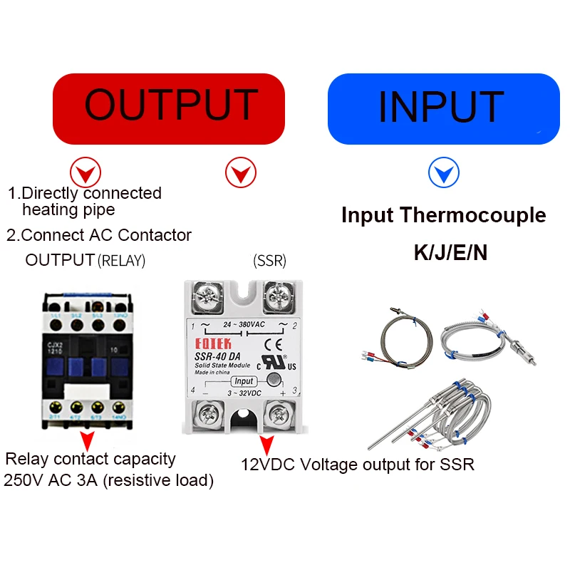 New Household Digital Pid Temperature Controller Thermostat For Heating Cooling Instrument Thermocontrol Relay/Voltage Output