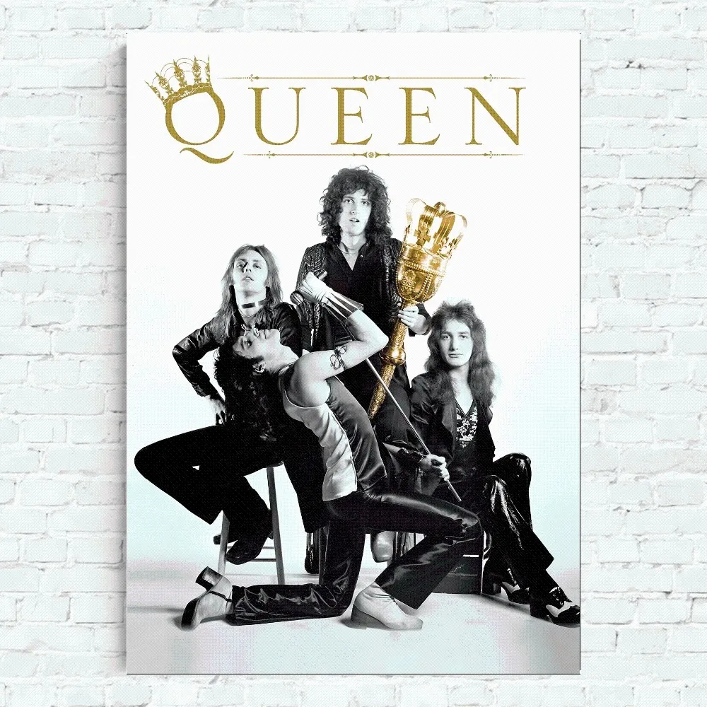 The Famous Band Q-Queens Poster Home Office Wall Bedroom Living Room Kitchen Decoration Painting