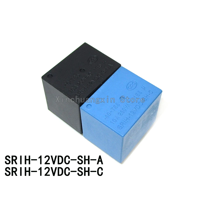 SRIH-12VDC-SH-A 4-pin SRIH-12VDC-SH-C 5-pin 10A250VAC 12VDC T72H Home Appliance Power Relay
