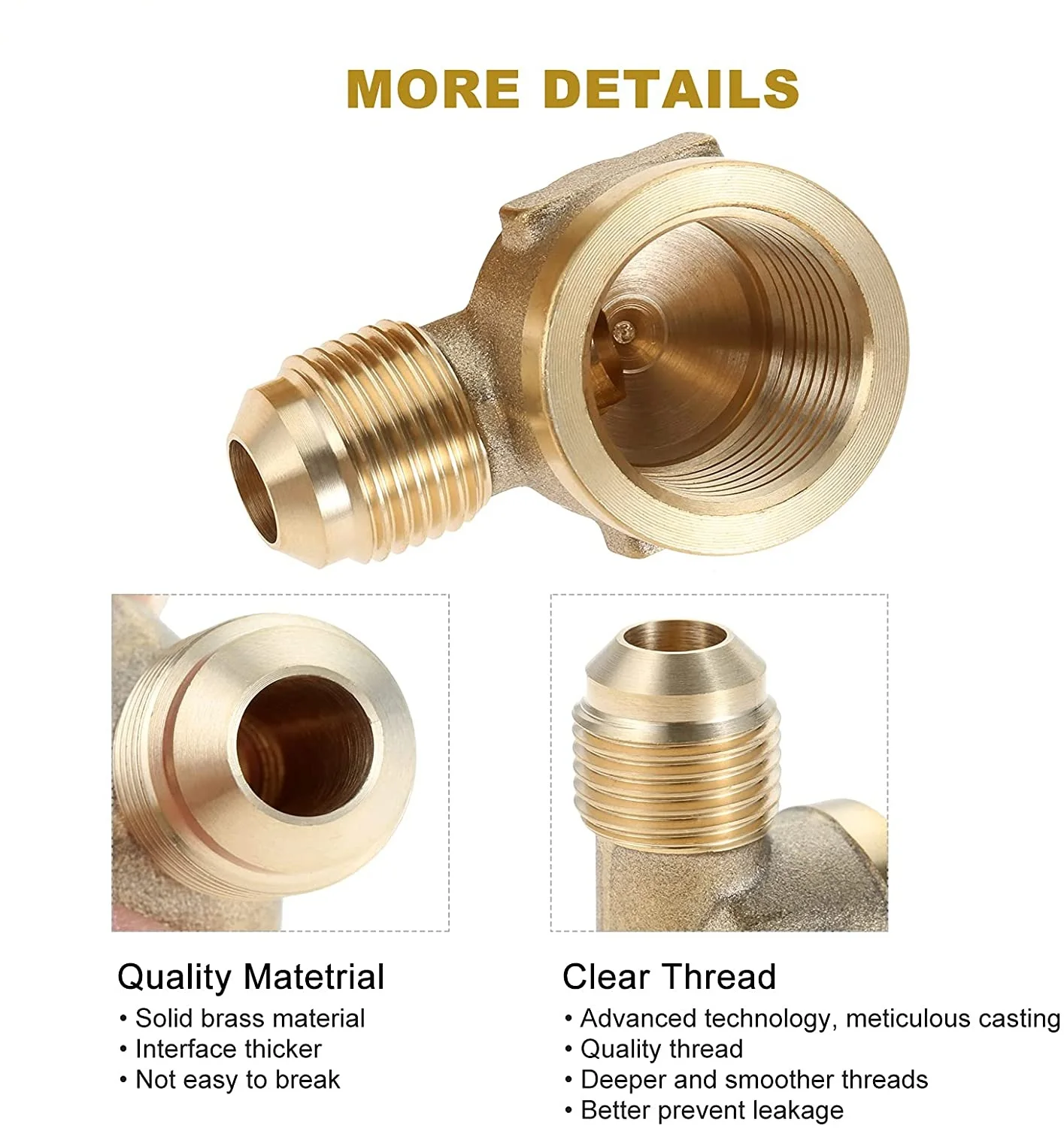 2 Buah 90 Derajat Konektor Siku Adaptor Kopling Fiting untuk Gelombang Olimpiade Pemanas, Api Pit (1/2 "Perempuan NPT X 3/8" Laki-laki Suar