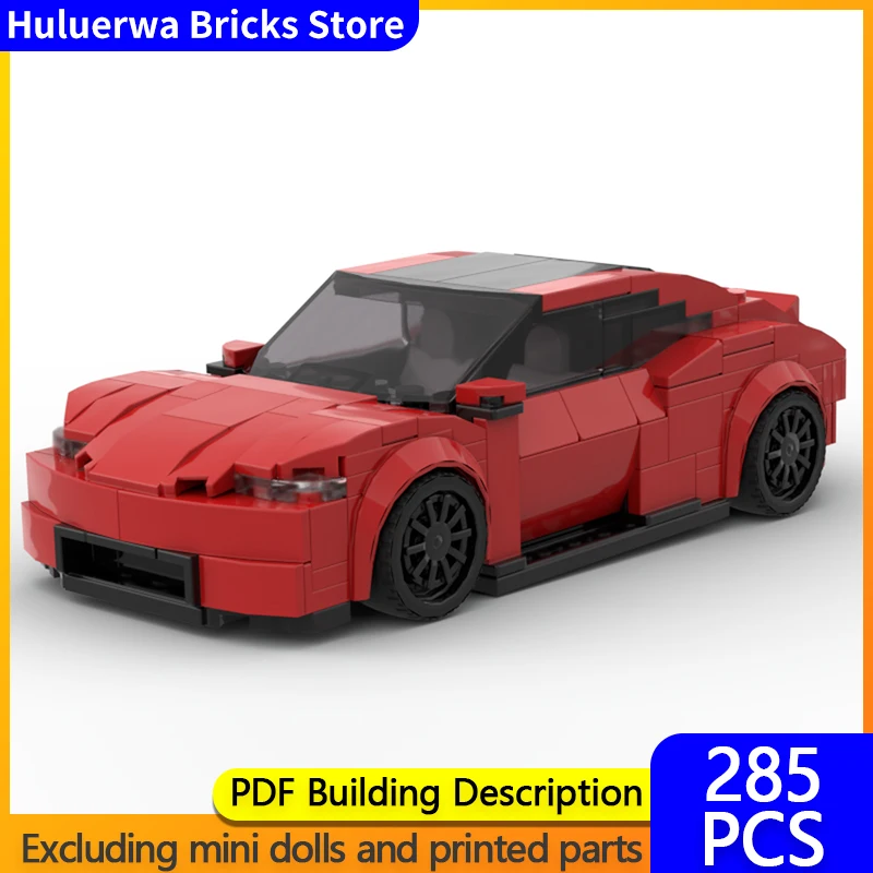 

Модель спортивного автомобиля MOC, строительные кирпичи, высокопроизводительный электрический родстер, модульная технология, подарки, праздник, сборка, детские игрушки