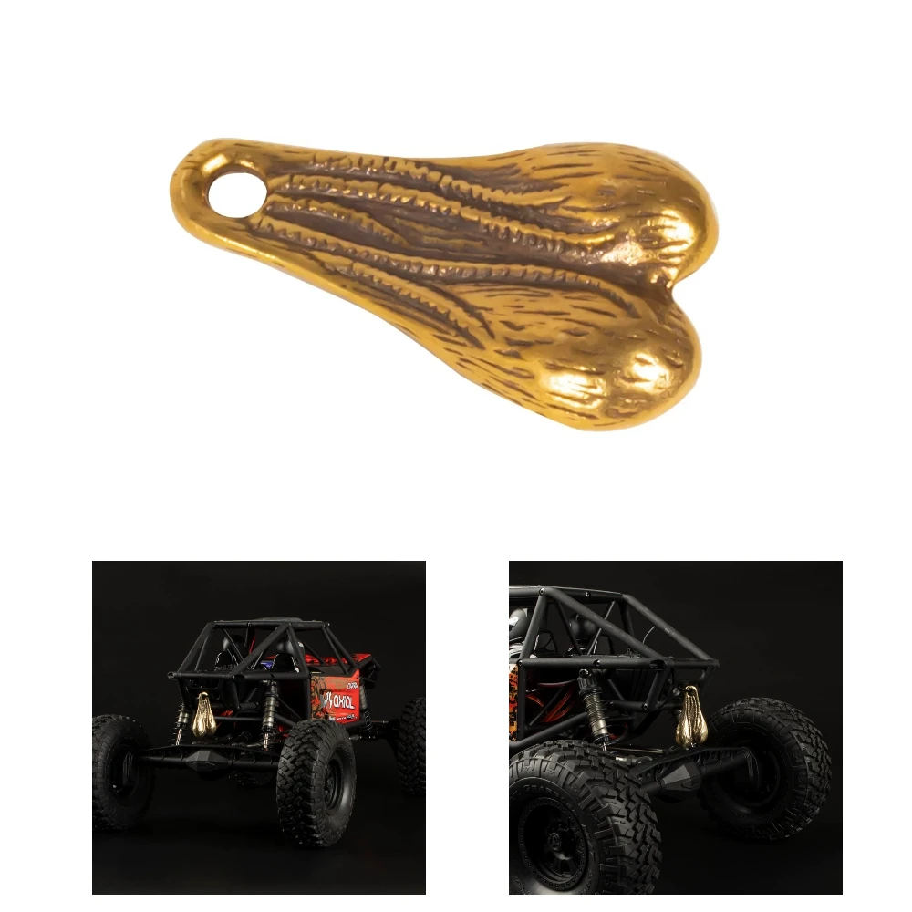 

Brass Mood Decoration Pendant For 1/10 Scale Rc Crawler Model Car Metal Keychain Hanging Ornament Accessory For Rc Hobbyists