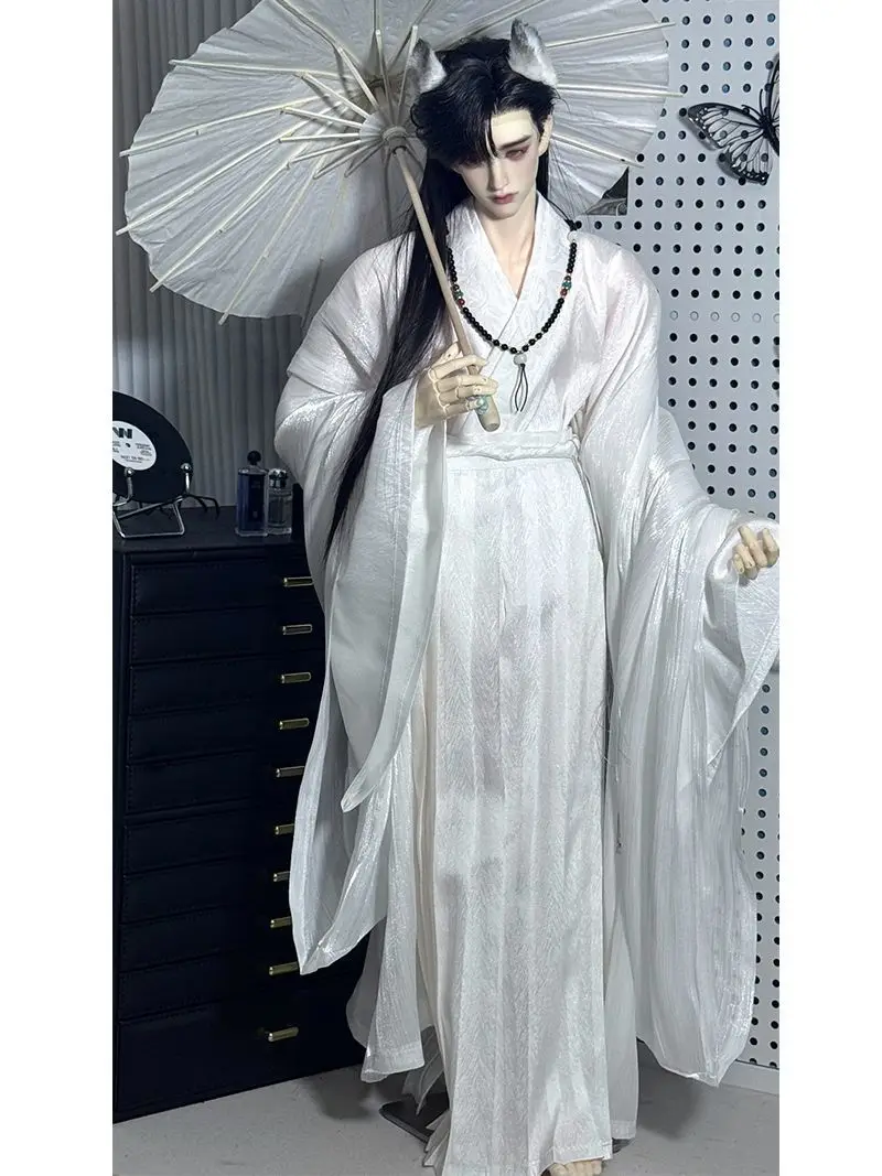 Traje de ropa para muñeca Bjd masculina de 75cm, 77cm, conjunto Hanfu de estilo antiguo, juguetes bonitos, accesorios para vestir, sin muñeca, 1/3