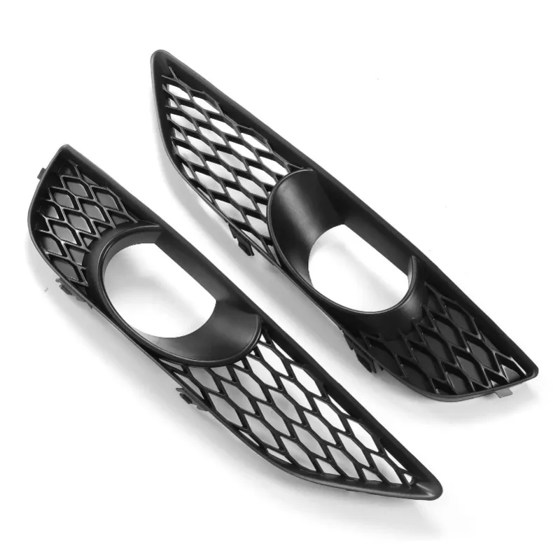 

Front Bumper Fog Light Grille (4L0807675C) - Left/Right Pair, Black Replacement for Audi Q7 S-Line (2016-2020)