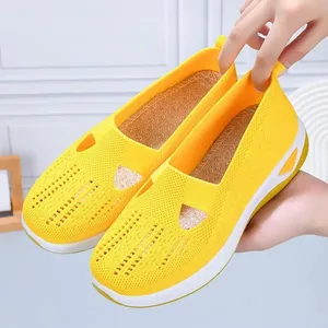 Orthopedic shoes for women walking shoes sliding in the arc support Memory Memory Respirable Sneakers Summer Comfortable Casual Trainers 10 Main Sales Women's Orthopedic Sneakers - №7