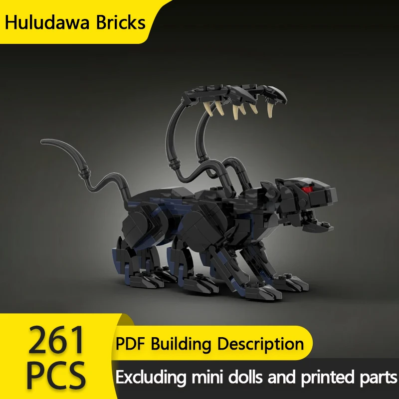 Medieval Castle Monsters Model MOC Building Bricks Displacer Beast Modular Technology Gifts Holiday Assemble Children Toys Suit