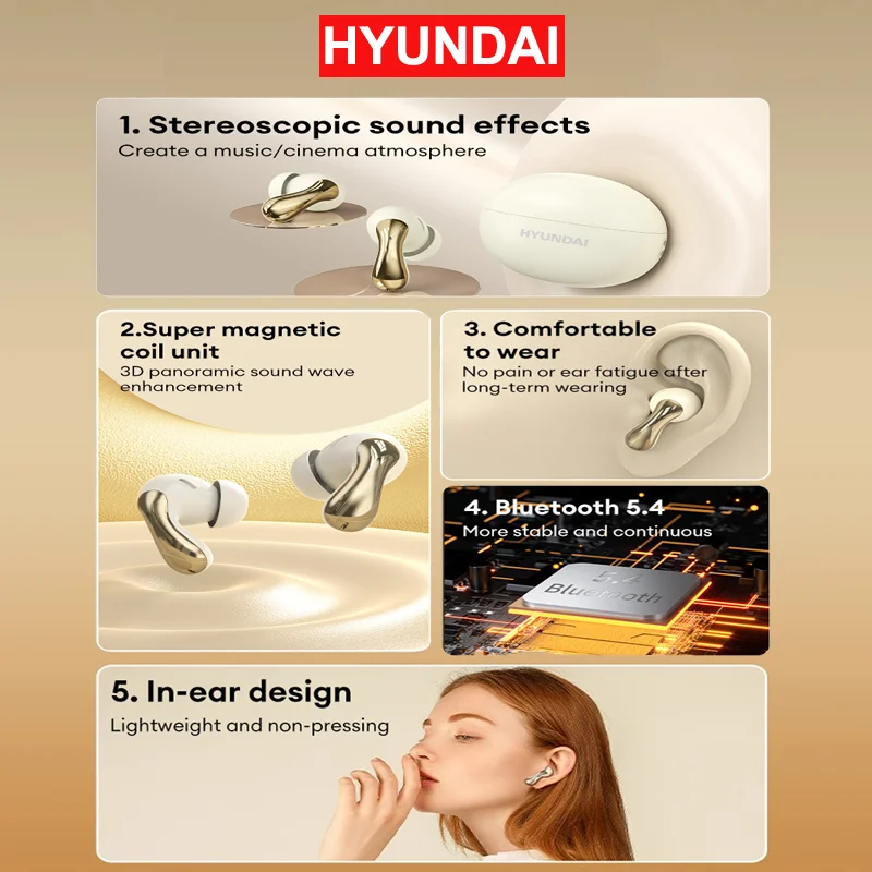 Рисунок 2 - Оригинальные наушники HYUNDAI HY-Y01 TWS Bluetooth V5