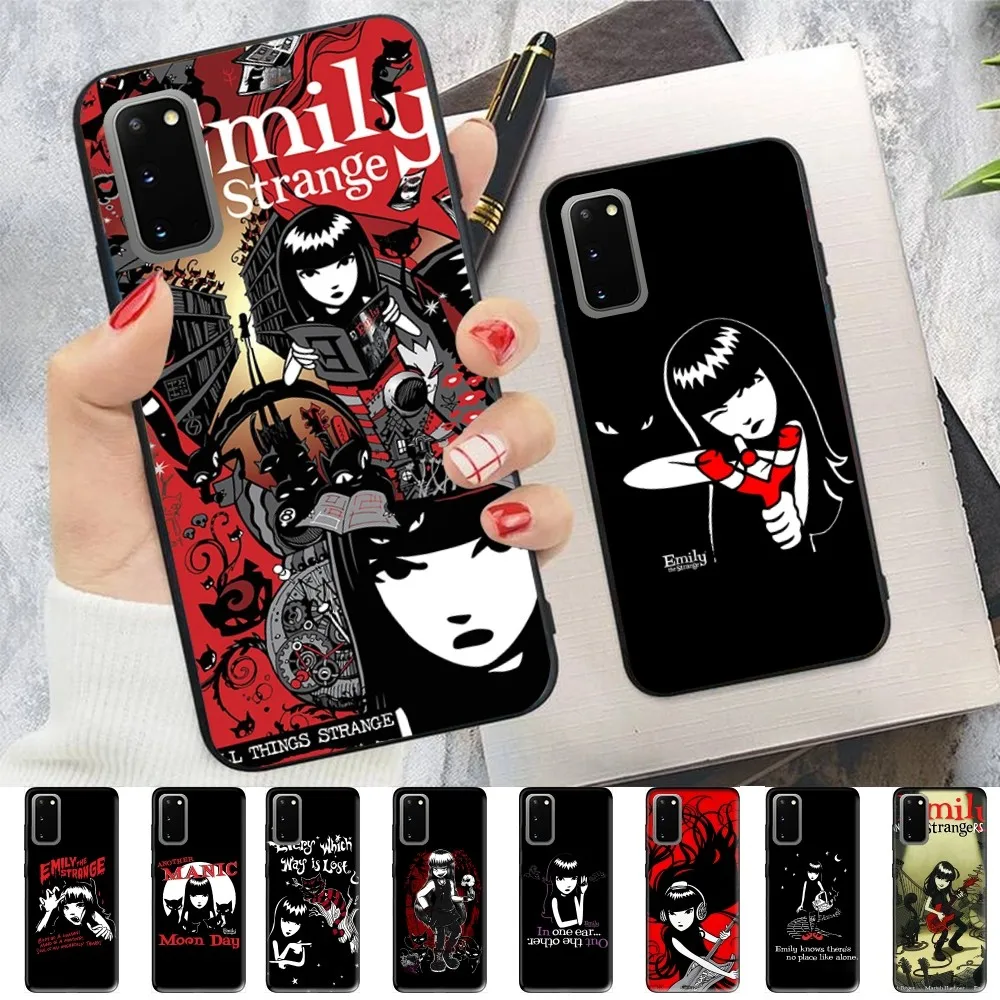 E-Emily The Strange Phone Case For Samsung S 9 10 20 21 22 23 30 23 24 plus lite Ultra FE S10lite Fundas