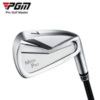 PGM Men's Golf Pro 7 IronS Soft Iron Forging Ultra Low High Rebound Right Handed Professional Practice Clubs Golf supplies