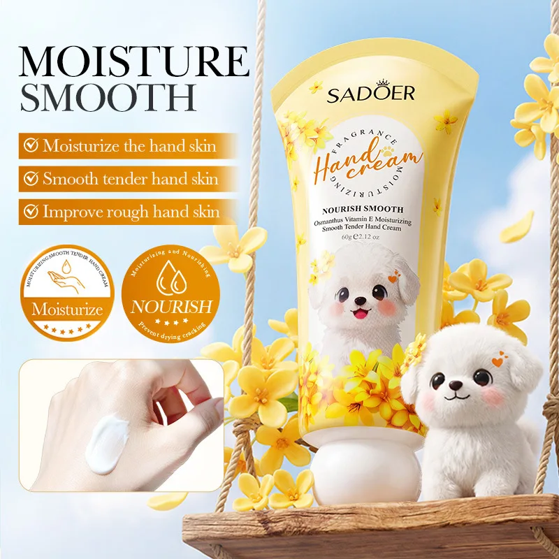 

Hand Creams & Lotions， Osmanthus Vitamin E Moisturizing and Smooth Hand Cream, Firming and Wrinkle Removing, Preventing Cracking
