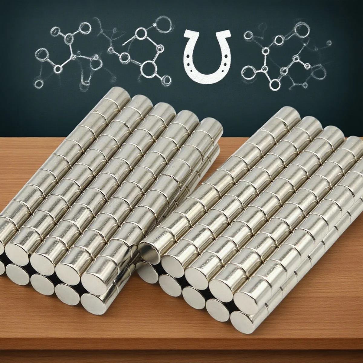 

10x10mm tiny magnets for fridge, workshop - ideal for craft lovers, with adsorption, tidy storage, easy for daily use and DIY