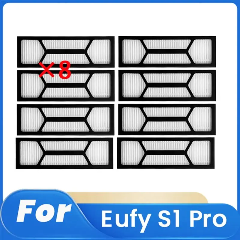 AT29-8 Pcs Cleaner Filter For Eufy S1 Pro Sweeping Robot Accessories Filter Cleaner Parts Replacement