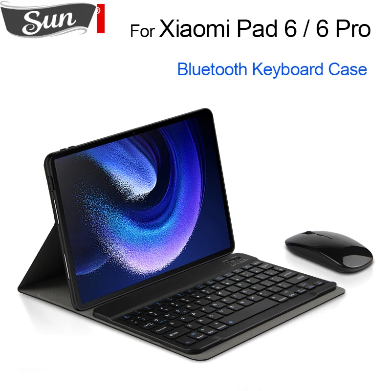 

Wireless Bluetooth Keyboard Mouse Case For Xiaomi MiPad 6 Pro 2023 Mi Pad 6 Pro MiPad6 11" Tablet Cases Protective Cover Shell