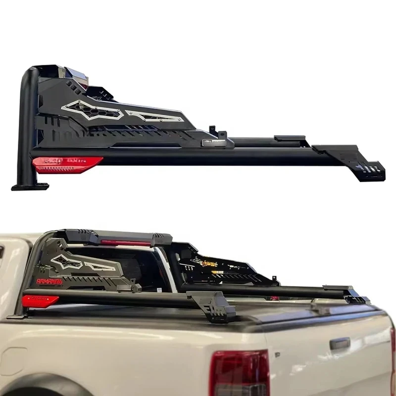 

Pick Up Steel Ranger Hilux Rocco Vigo Np300 Dmax 4X4 Sport Roll Rear Bar