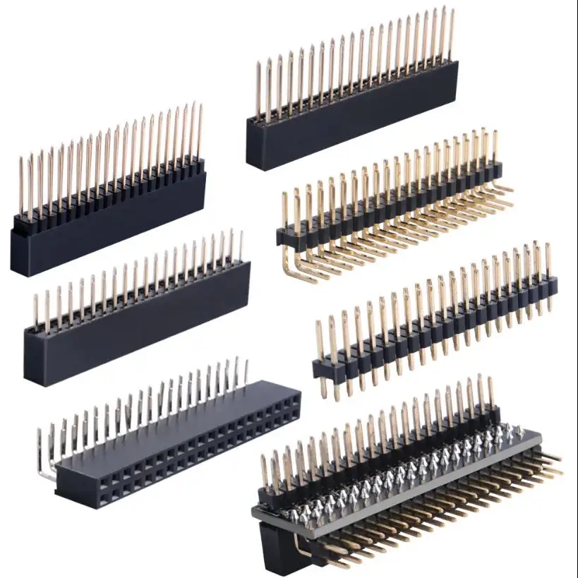 13PCS/Pack Raspberry Pi GPIO Header GPIO Edge Extension Single Row Female Connector Strip For 40Pin Tinker board Jetson Nano