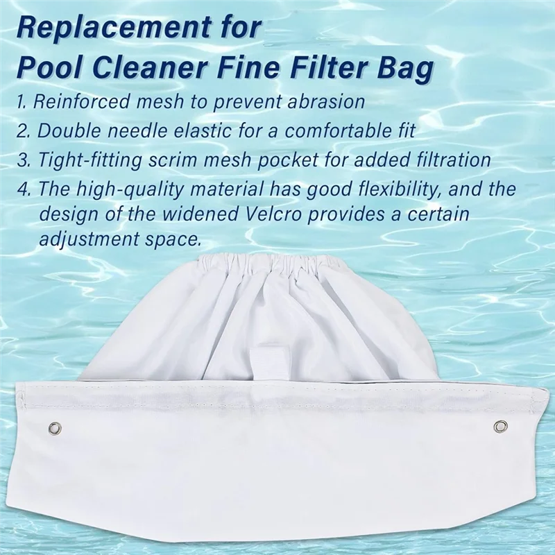 

Pool Cleaner Fine Filter Bag Replacement For Aquabot Filter Bag Products 8114,Fine Mesh Filter Replacement Bag-A78U