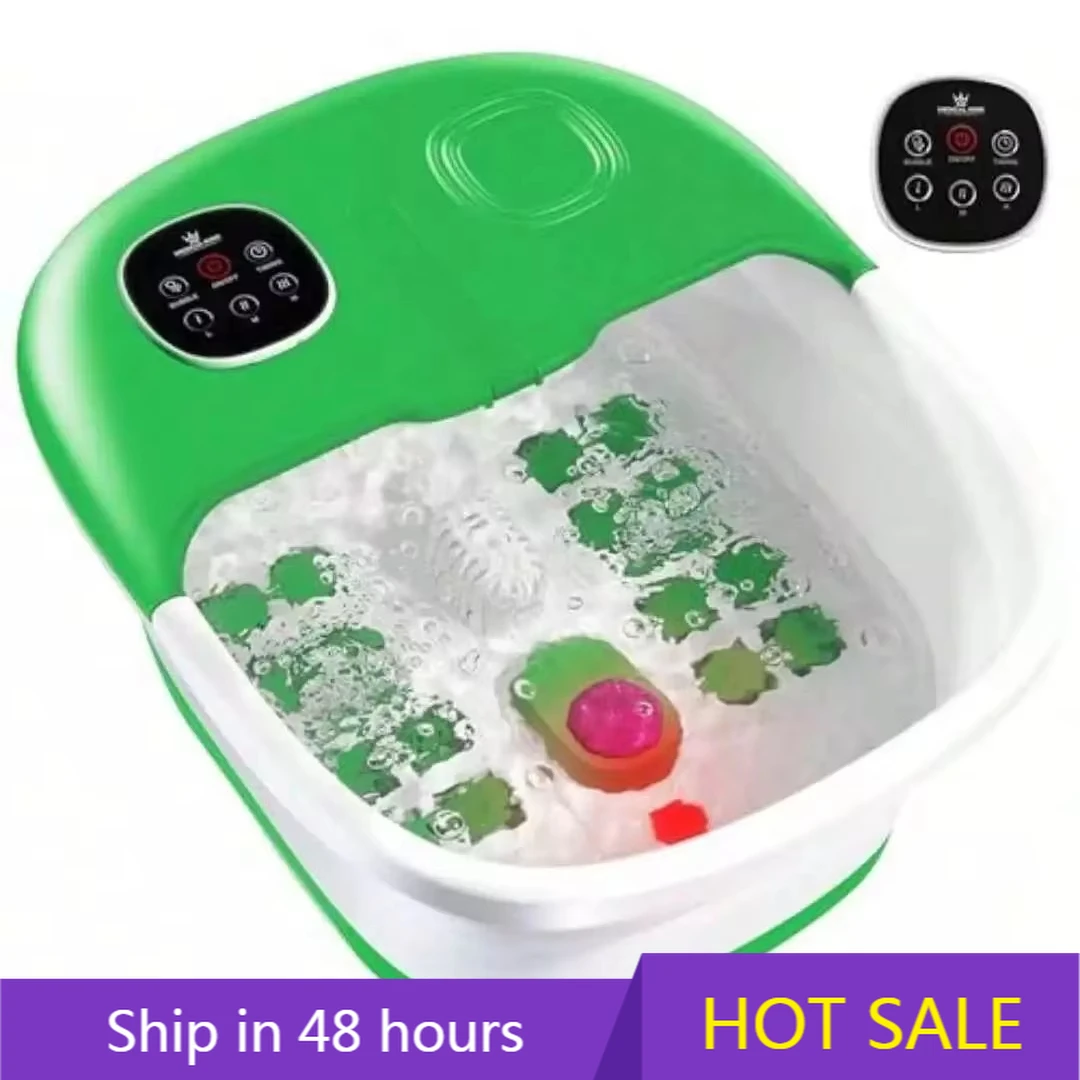

YTYIN Footbath Heat Deep Kneading Foot Spa Massager Pedicure Tub Bubbles Portable Spa Home With Display