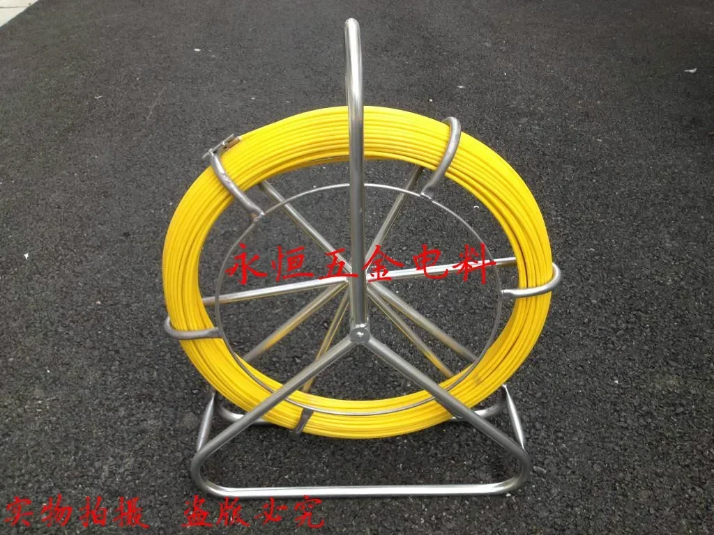 Fiberglass pipe threading device, wall threading device, power perforating device, pipeline connector 6X50 meters/80